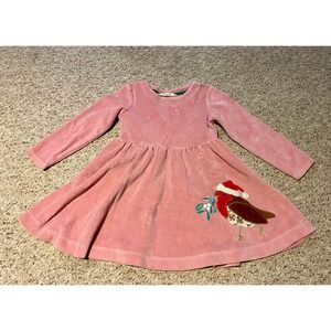 Mini Boden Christmas Bird Dress